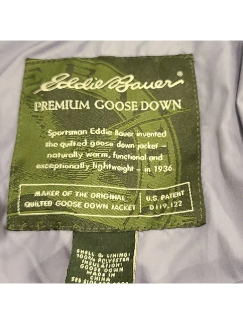 Eddie Bauer Premium Goose Down Jacket